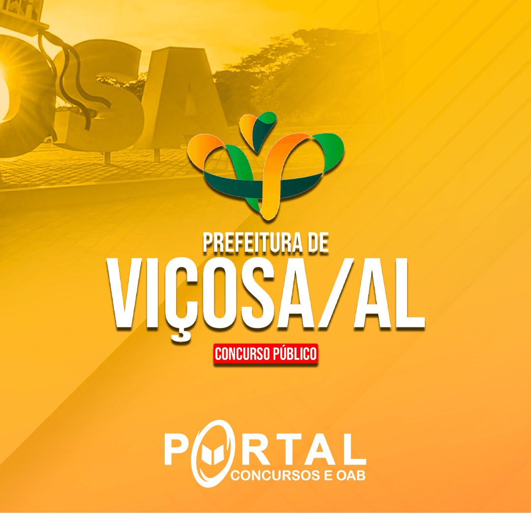 PREFEITURA DE VIÇOSA/AL (PRÉ-EDITAL) – CURSOS