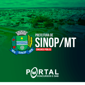 PREFEITURA DE SINOP/MT (PRÉ-EDITAL) - NÍVEL MÉDIO/TÉCNICO